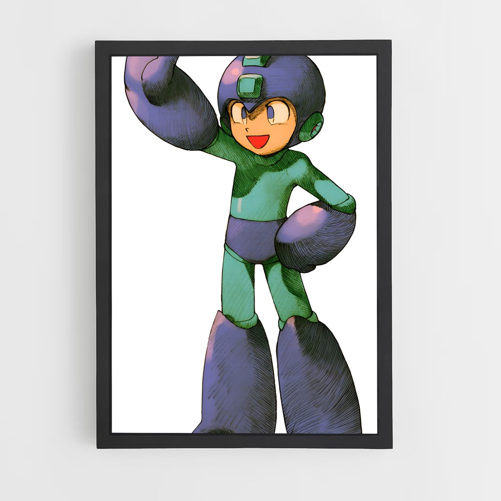 Poster Mega Power – affiche Mega man (vue 2)